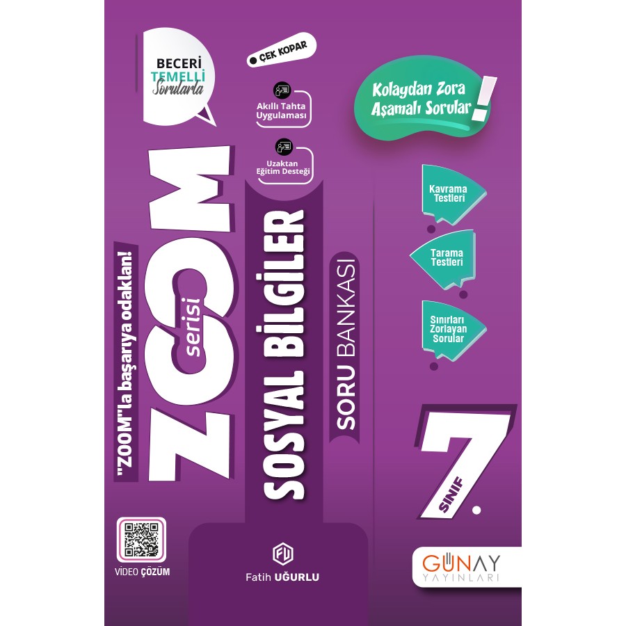 Günay  7.Sınıf Zoom Sosyal Bilgiler Soru Bankası